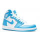 Jordan Skor Jordans 1 High UNC' Blue Blue blå 555088 117