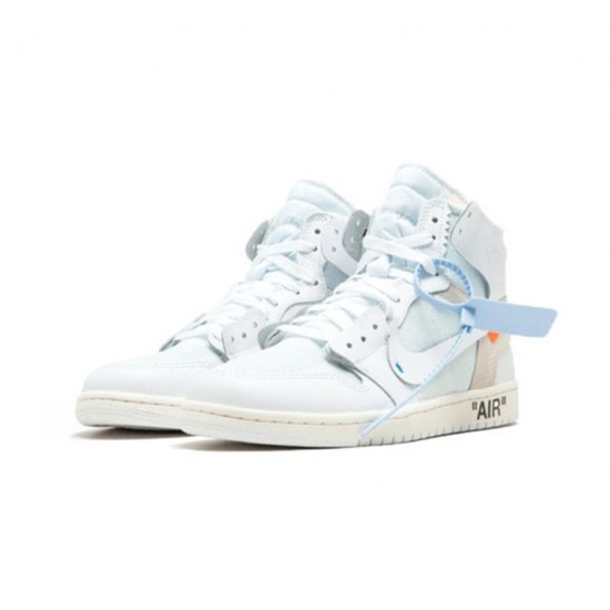 Jordan Skor Jordans 1 High OG WHITE vit AQ0818 100