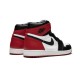 Jordan Skor Jordans 1 High OG “Black Toe WHITE vit 555088 125