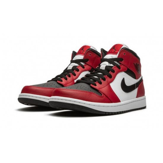 Jordan Skor Jordans 1 Mid Chicago Black Toe BLACK Svart 554724 069