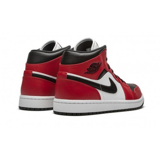 Jordan Skor Jordans 1 Mid Chicago Black Toe BLACK Svart 554724 069