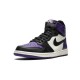 Jordan Skor Jordans 1 High Court Purple Purple 555088 501