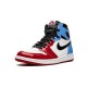 Jordan Skor Jordans 1 High Fearless Blue Red blå röd CK5666-100