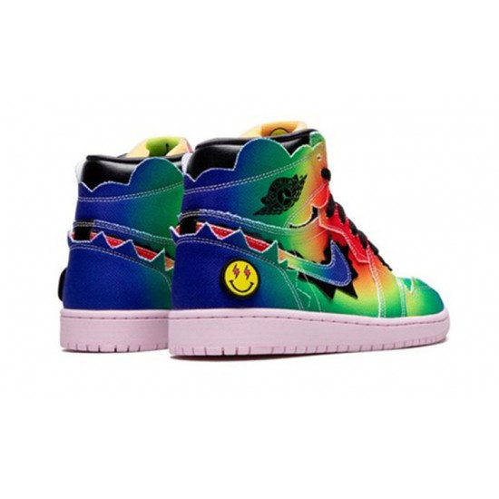 Jordan Skor Jordans 1 High OG “J Balvin” MULTI COLOR DC3481 900