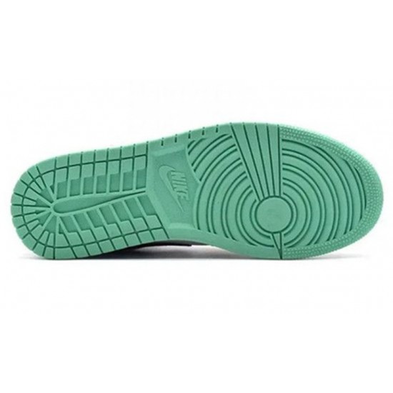 Jordan Skor Jordans 1 Low Emerald Rise Green grön 553558-117