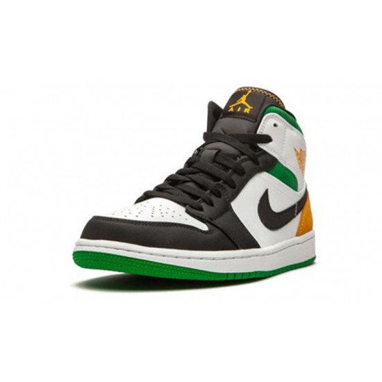 Jordan Skor Jordans 1 Mid Oakland WHITE vit 852542 101