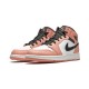 Jordan Skor Jordans 1 Mid Pink Quartz PINK QUARTZ rosa Quartz 555112 603