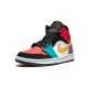 Jordan Skor Jordans 1 Mid “Multicolor” White vit 554724 125