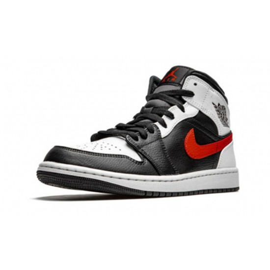 Jordan Skor Jordans 1 Mid Chile Red Black Svart 554724 075