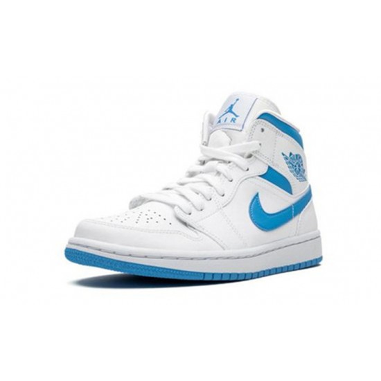 Jordan Skor Jordans 1 Mid Sail Light Blue UNIVERSITY BLUE blå BQ6472 114