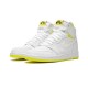 Jordan Skor Jordans 1 High First Class Flight WHITE vit 575441 170