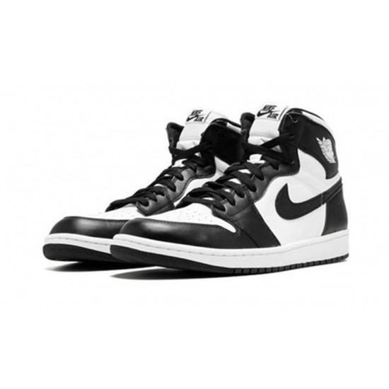 Jordan Skor Jordans 1 High Black White BLACK Svart 555088 010