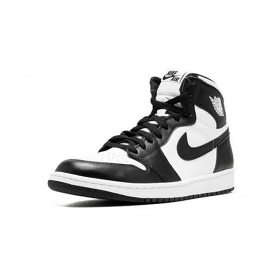 Jordan Skor Jordans 1 High Black White BLACK Svart 555088 010