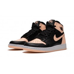 Jordan Skor Jordans 1 High Crimson Tint BLACK Svart 575441 081