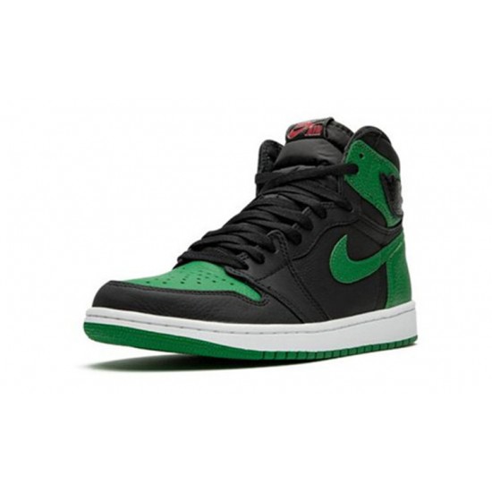 Jordan Skor Jordans 1 High Pine Green BLACK Svart 555088 030