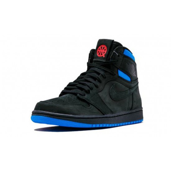 Jordan Skor Jordans 1 High Quai BLACK Svart AH1040 054