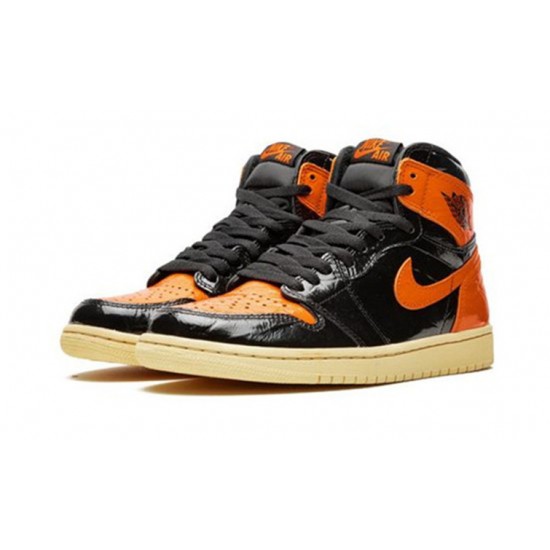 Jordan Skor Jordans 1 High Shattered Backboard BLACK Svart 555088 028