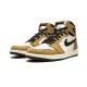 Jordan Skor Jordans 1 High Rookie of the Year GOLDEN HARVEST guld 555088 700