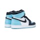 Jordan Skor Jordans 1 High UNC Patent Leather OBSIDIAN blå CD0461 401