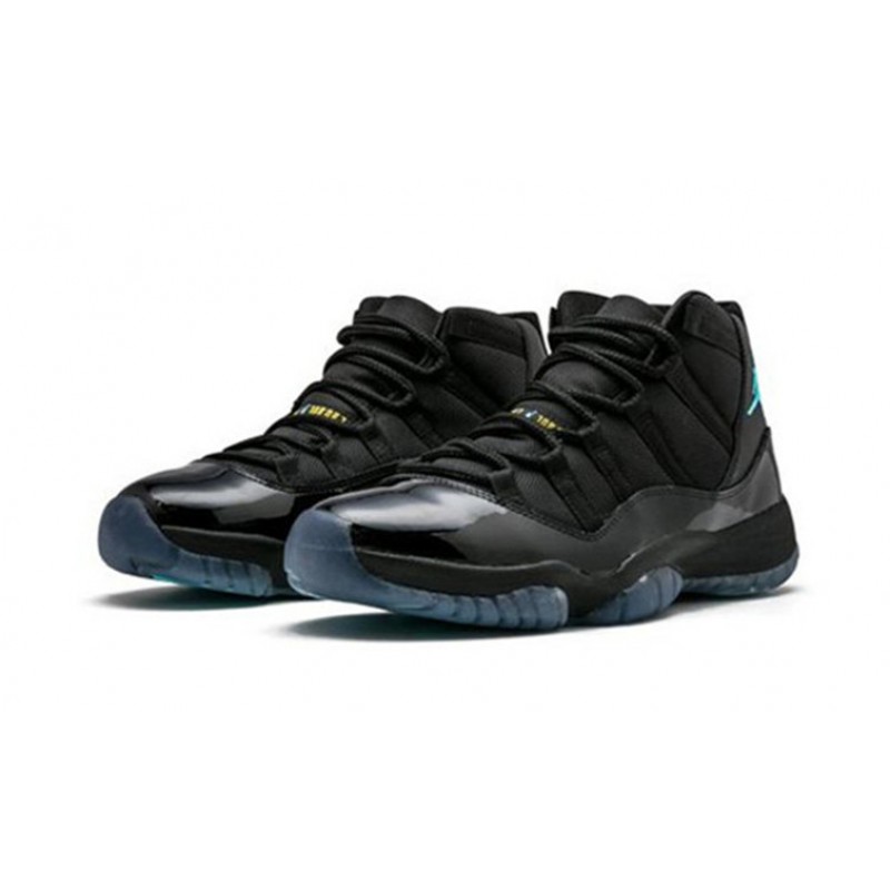 Jordan Skor Jordans 11 Gamma Blue BLACK Svart 378037 006