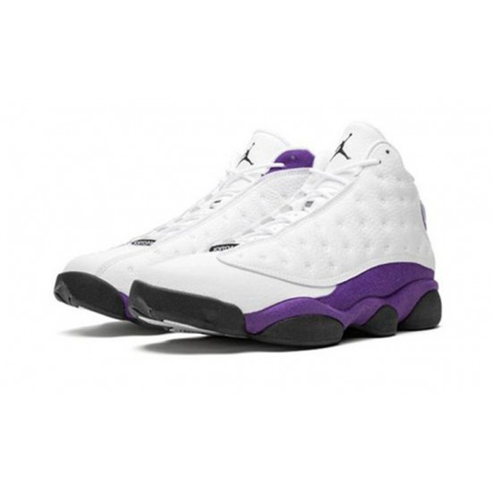 Jordan Skor Jordans 13 Lakers WHITE vit 414571 105