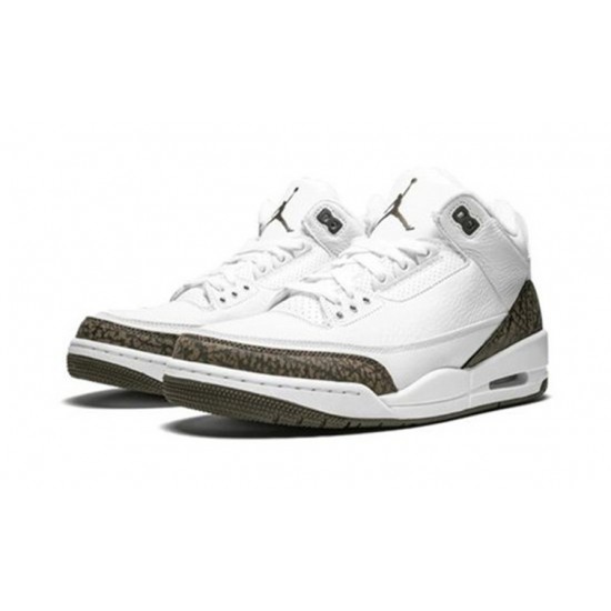 Jordan Skor Jordans 3 Mocha WHITE vit 136064 122