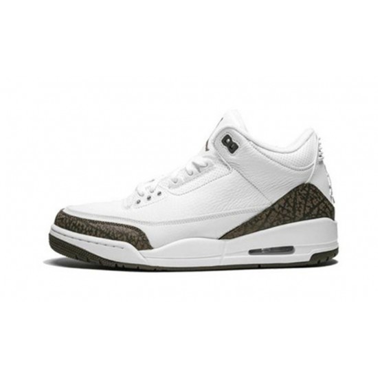 Jordan Skor Jordans 3 Mocha WHITE vit 136064 122