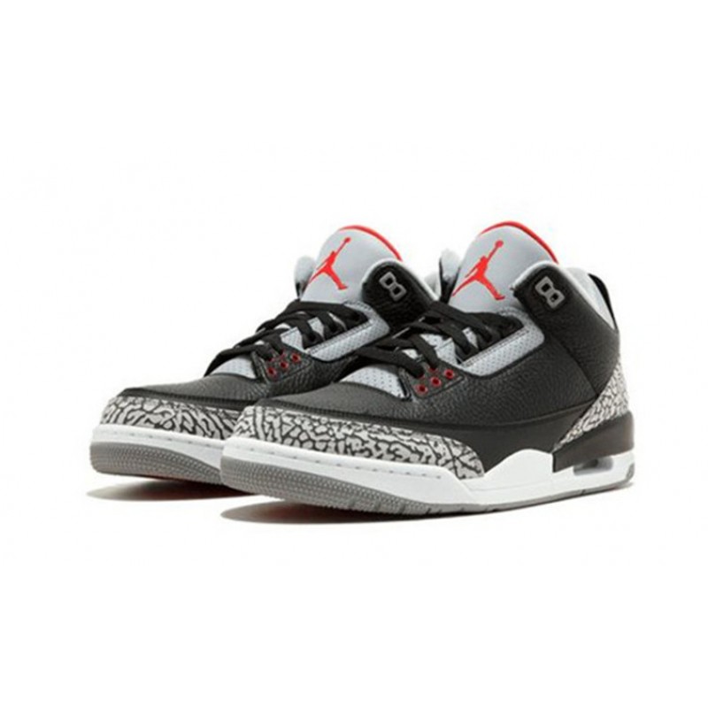 Jordan Skor Jordans 3 Black Cement BLACK Svart 854262 001