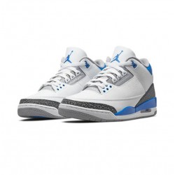 Jordan Skor Jordans 3 Retro Racer Blue White vit CT8532 145