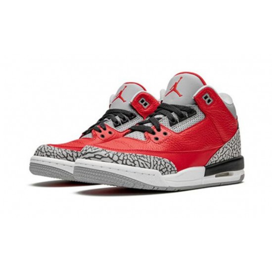 Jordan Skor Jordans 3 Red Cement VARSITY RED Varsity röd CQ0488 600