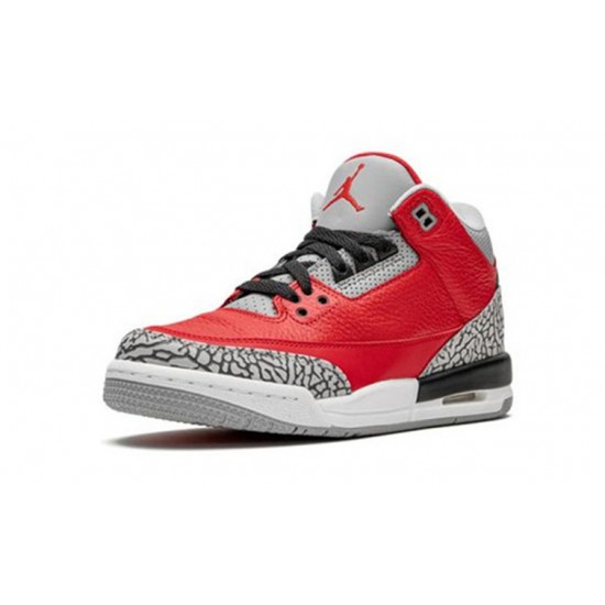 Jordan Skor Jordans 3 Red Cement VARSITY RED Varsity röd CQ0488 600