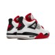 Jordan Skor Jordans 4 Fire Red WHITE vit DC7770 160