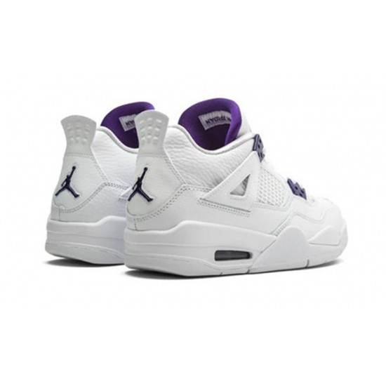 Jordan Skor Jordans 4 Retro Metallic Purple WHITE vit 408452 115