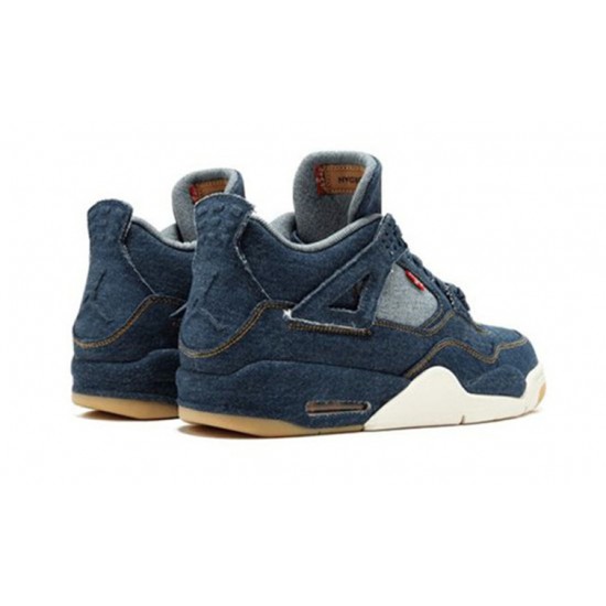 Jordan Skor Jordans 4 NRG Levi"s DENIM Denim AO2571 401