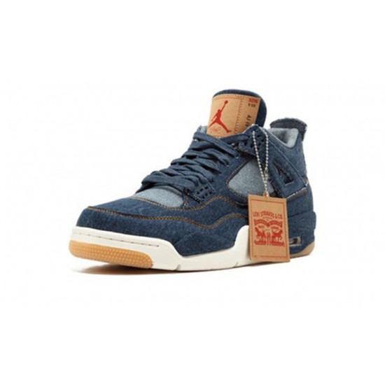 Jordan Skor Jordans 4 NRG Levi"s DENIM Denim AO2571 401