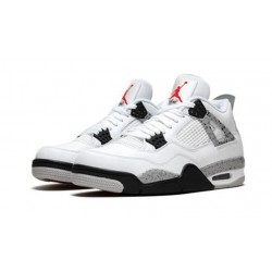 Jordan Skor Jordans 4 White Cement WHITE vit 840606 192