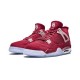 Jordan Skor Jordans 4 Retro Oklahoma Sooners TEAM CRIMSON Team Crimson AJ4 904282