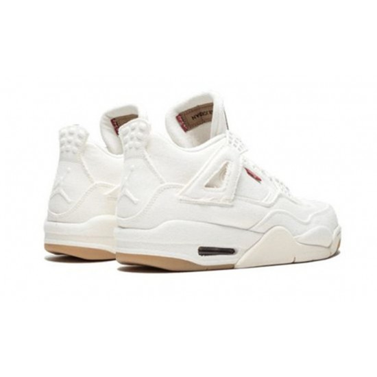 Jordan Skor Jordans 4 s White WHITE vit AO2571 100