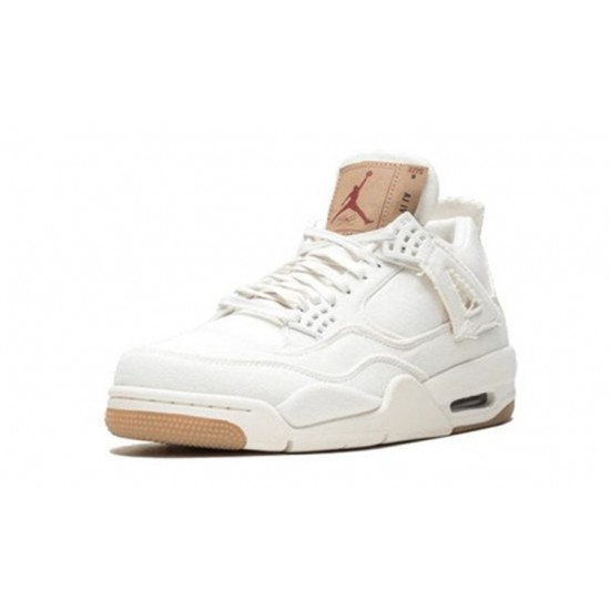 Jordan Skor Jordans 4 s White WHITE vit AO2571 100