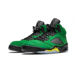 Jordan Skor Jordans 5 Oregon APPLE GREEN grön CK6631 307