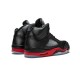 Jordan Skor Jordans 5 Satin Bred NOIR Noir 136027 006