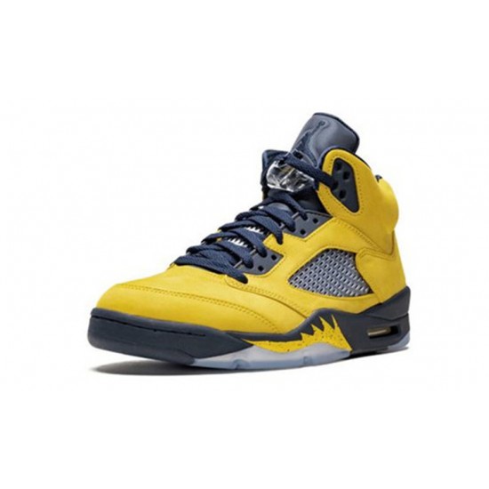 Jordan Skor Jordans 5 Michigan AMARILLO Amarillo CQ9541 704