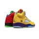 Jordan Skor Jordans 5 What the VARSITY MAIZE Varsity Maize CZ5725 700