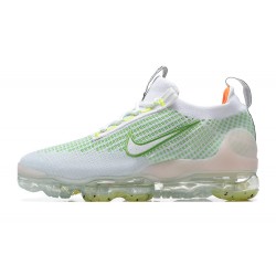 Air VaporMax 2021 Flyknit Vit Grön FD0871-100 Kvinnor/Män Skor