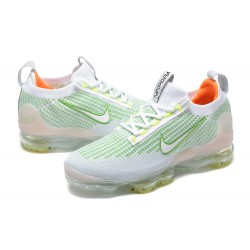 Air VaporMax 2021 Flyknit Vit Grön FD0871-100 Kvinnor/Män Skor