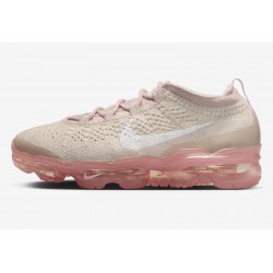 Air VaporMax 2023 Flyknit Oatmeal Rosa DV6840-101 Kvinnor Skor