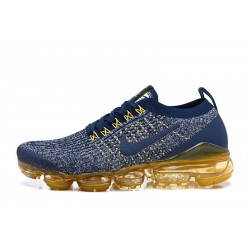 Air VaporMax Flyknit 3 Blå Gul AJ6900-444 Kvinnor/Män Skor