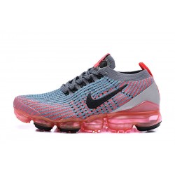 Air VaporMax Flyknit 3 Grå Röd AJ6900-601 Kvinnor/Män Skor