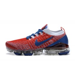 Air VaporMax Flyknit 3 Röd Blå CW5585-100 Kvinnor/Män Skor