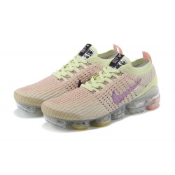 Air VaporMax Flyknit 3 Gul Svart AJ6910-700 Kvinnor/Män Skor